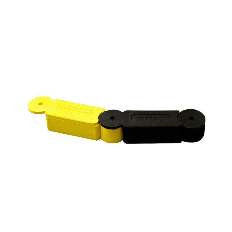 Žlutý plastový silniční obrubník - délka 58,5 cm, výška 12 cm