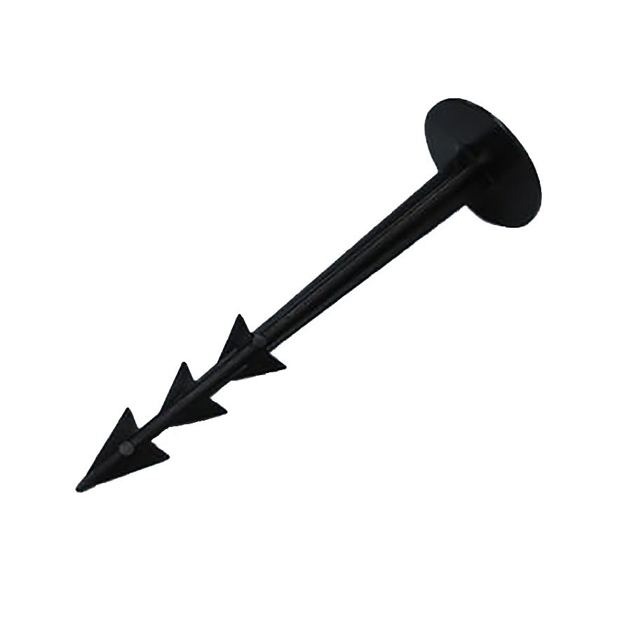 Plastový kotvící hřeb - délka 12,5 cm a šířka 3,7 cm 