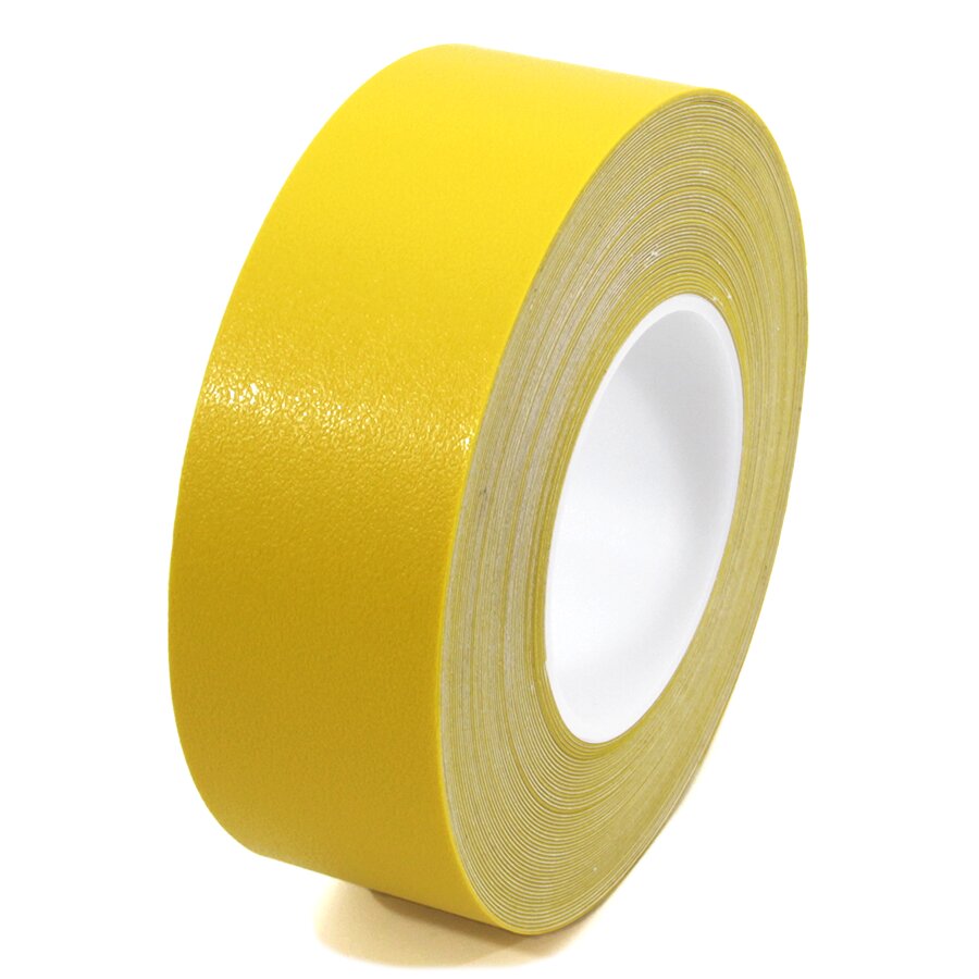 Žlutá plastová voděodolná protiskluzová páska FLOMA Resilient Standard - 18,3 m
