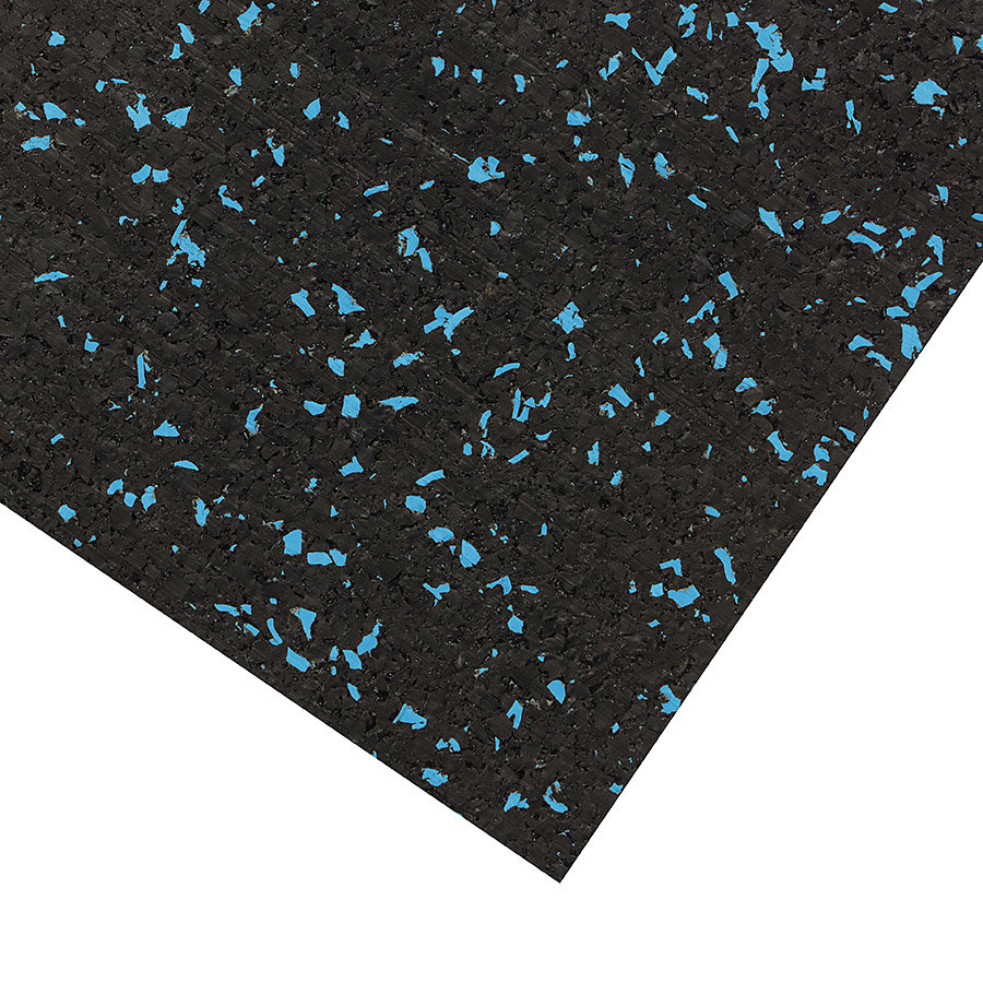 Různobarevná pryžová (10% EPDM STANDARD) deska SF1100, FLOMA - délka 198 cm, šířka 98 cm a výška 2 cm 