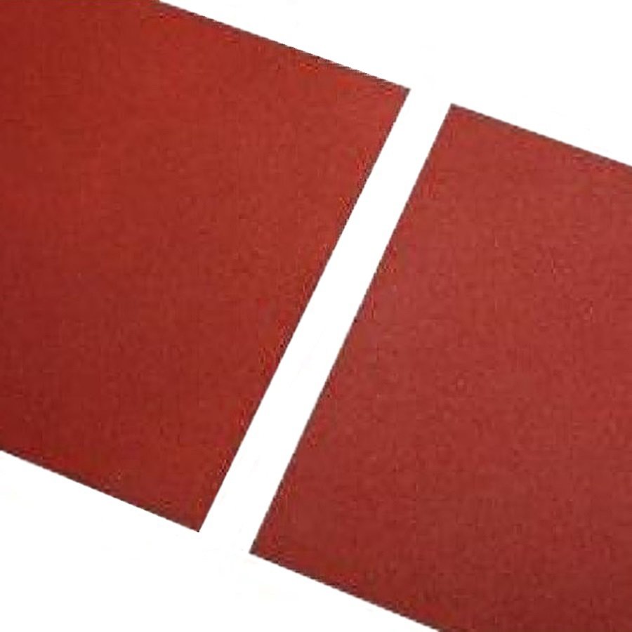 Červená gumová hladká dlaždice FLOMA - délka 100 cm, šířka 100 cm a výška 2,3 cm 