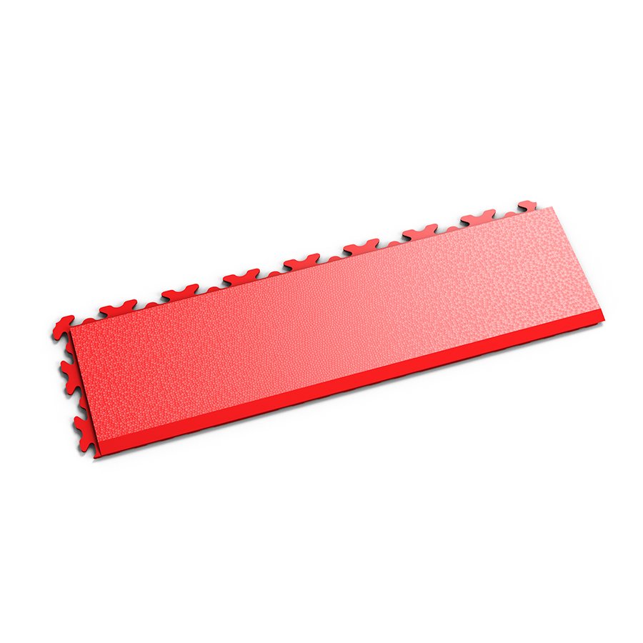 Červený PVC vinylový nájezd "typ D" Fortelock Invisible (hadí kůže) - délka 45,3 cm, šířka 14,5 cm, výška 0,67 cm