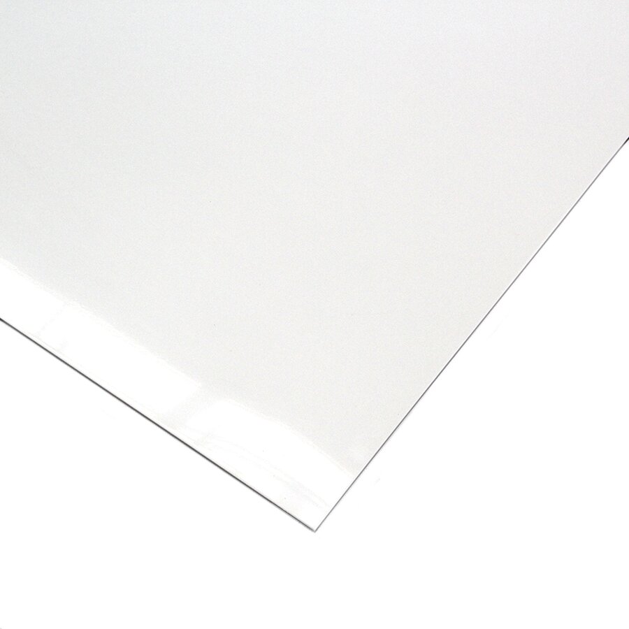 Bílá LDPE podlahová deska bez rukojeti "hladká" - délka 240 cm, šířka 120 cm, výška 1,2 cm