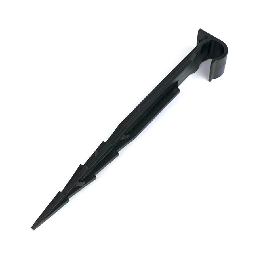 Černý plastový kotvící hřeb MULTI - 17 cm