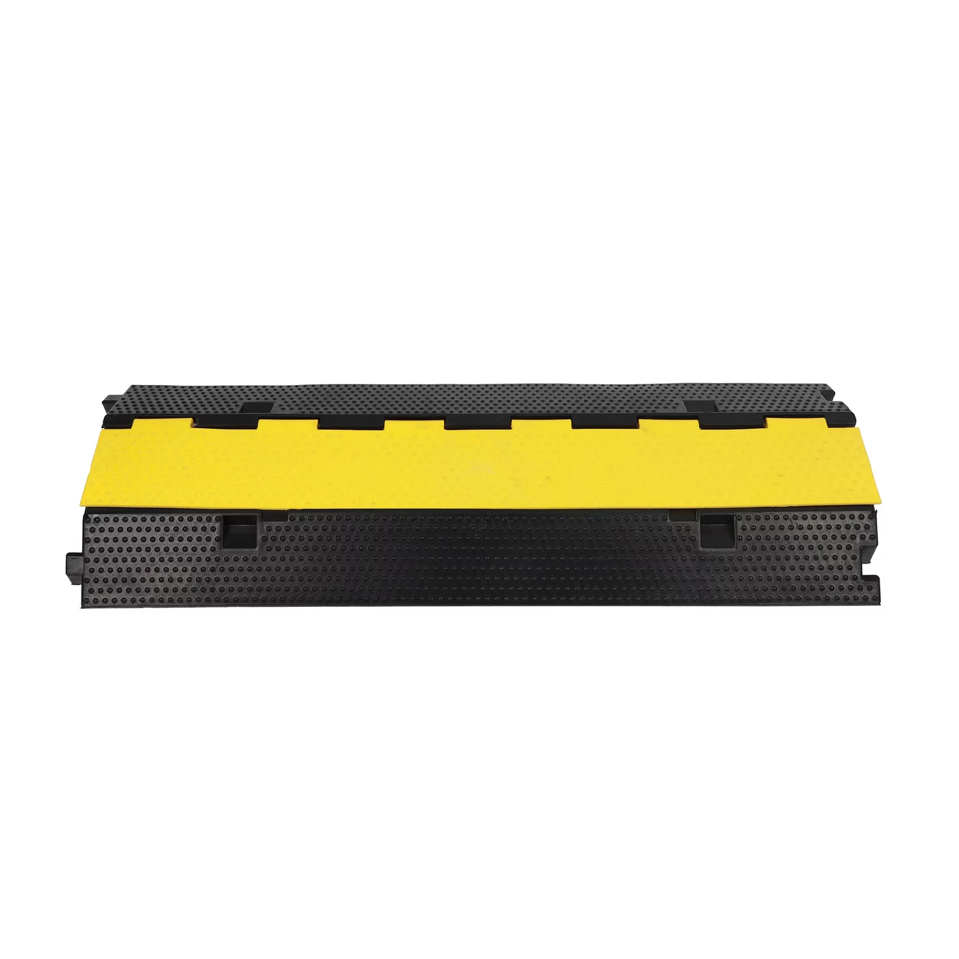 Černo-žlutý gumový kabelový most (2x50x50) FLOMA CPR13 - 100 x 35 x 7 cm