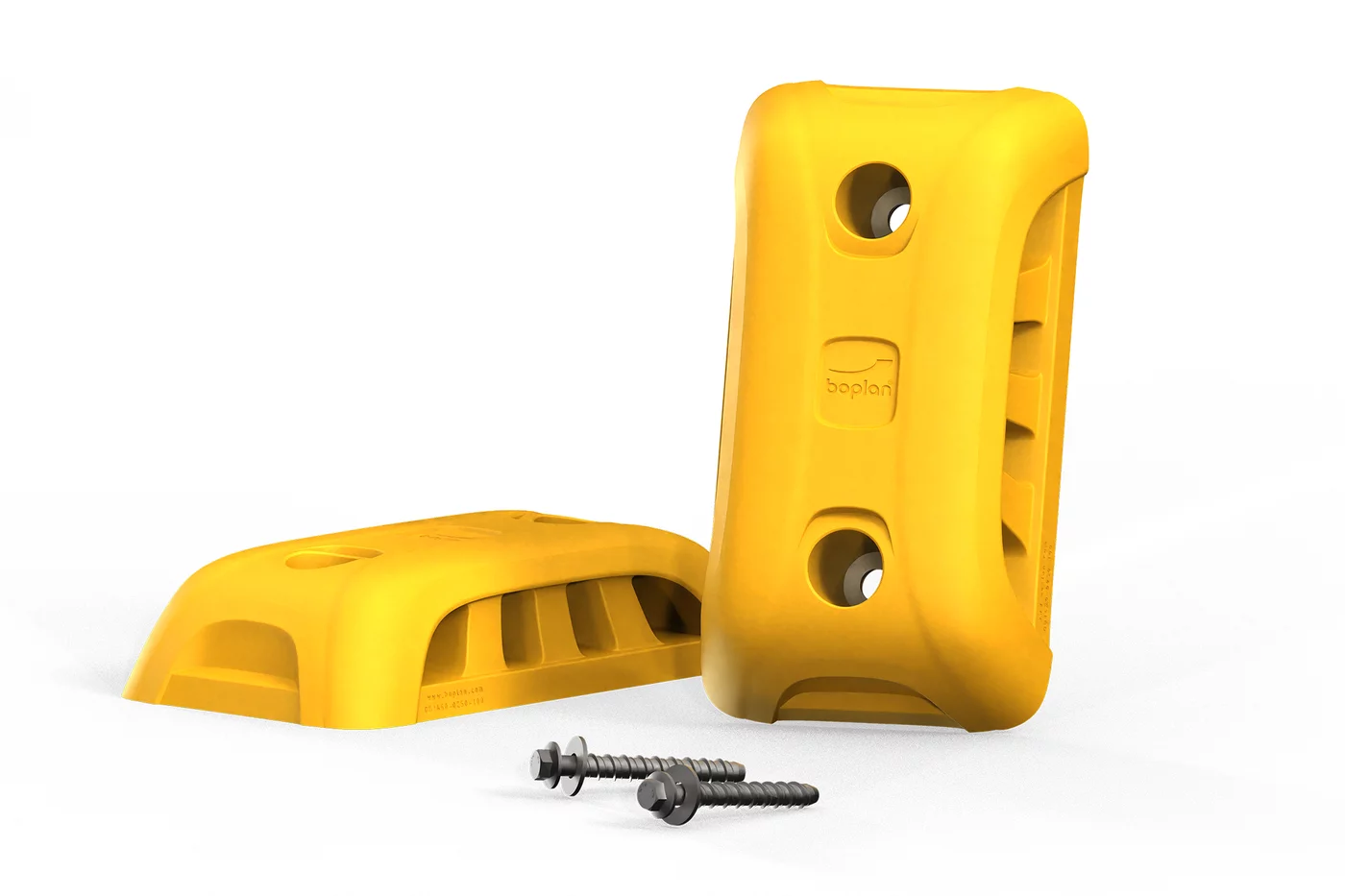 Žlutý dokovací nárazník Dock bumper - 24,6 x 44,2 cm
