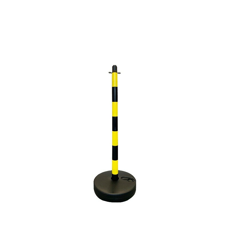 Černo-žlutý plastový vymezovací sloupek SCV - výška 110 cm