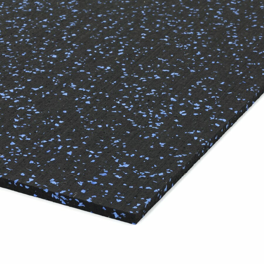 Černo-modrá podlahová guma (deska) FLOMA IceFlo SF1100 - délka 200 cm, šířka 100 cm, výška 1 cm