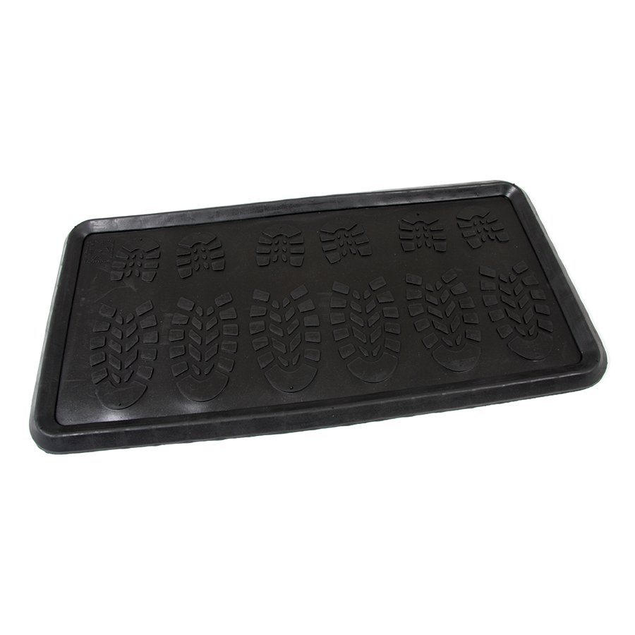 Gumový odkapávač na boty Shoes, FLOMA - délka 40 cm, šířka 80 cm a výška 2,3 cm 