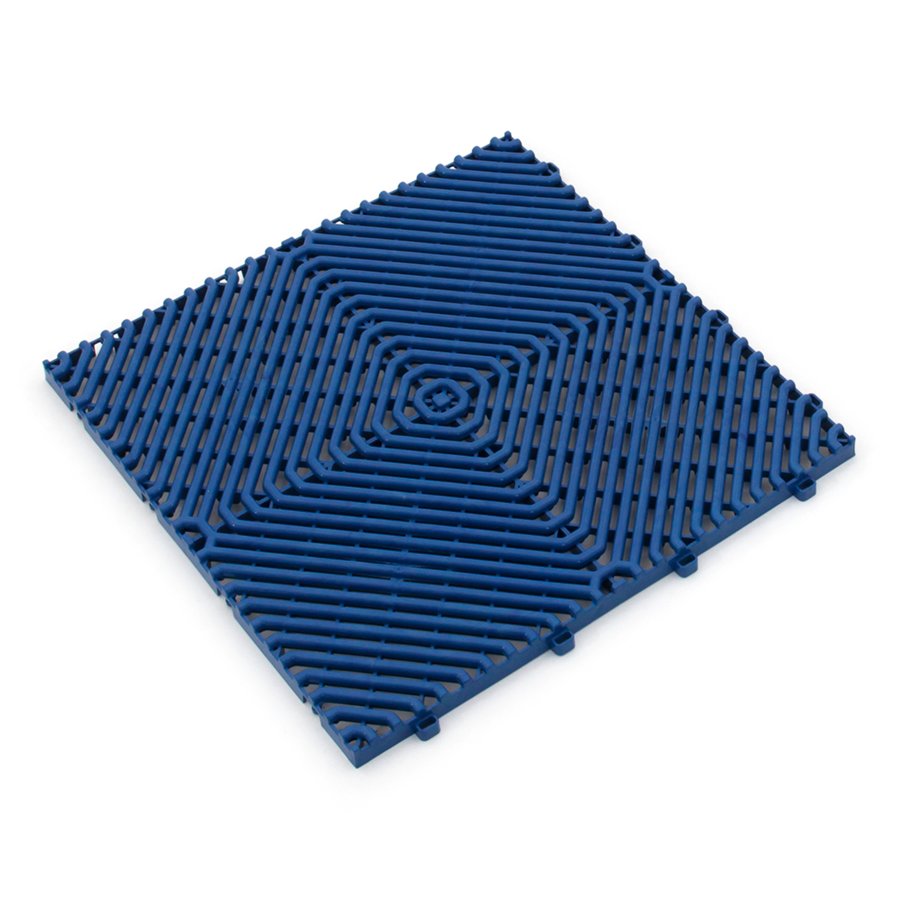 Modrá plastová dlažba Linea Rombo - 38,3 x 38,3 x 1,7 cm