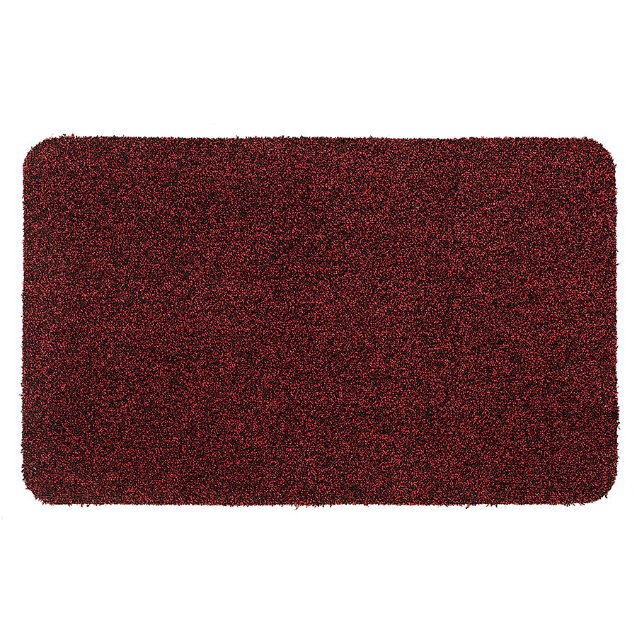Červená pratelná vstupní rohož FLOMA Majestic - délka 50 cm, šířka 80 cm, výška 0,6 cm