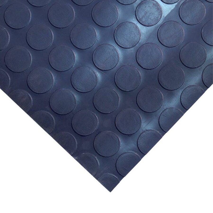 Modrá protiskluzová průmyslová rohož COBADOT VINYL - délka 10 m, šířka 120 cm, výška 0,25 cm