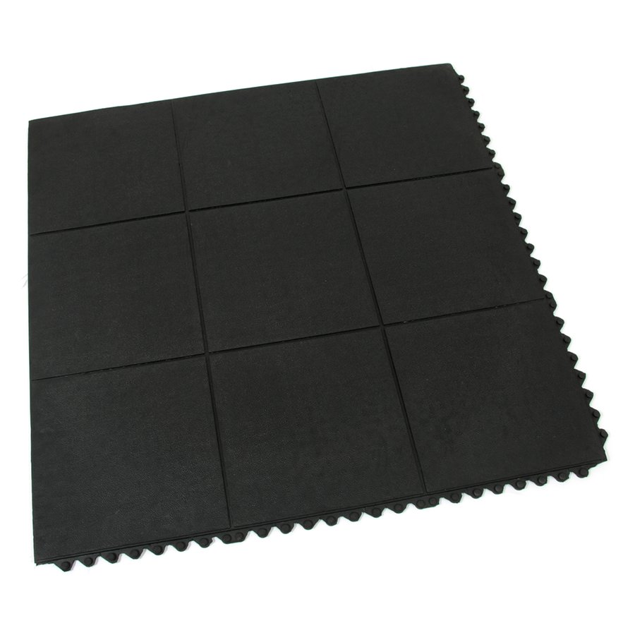 Gumová protiúnavová rohož FLOMA Solid Top Tile - 91,5 x 91,5 x 1,6 cm