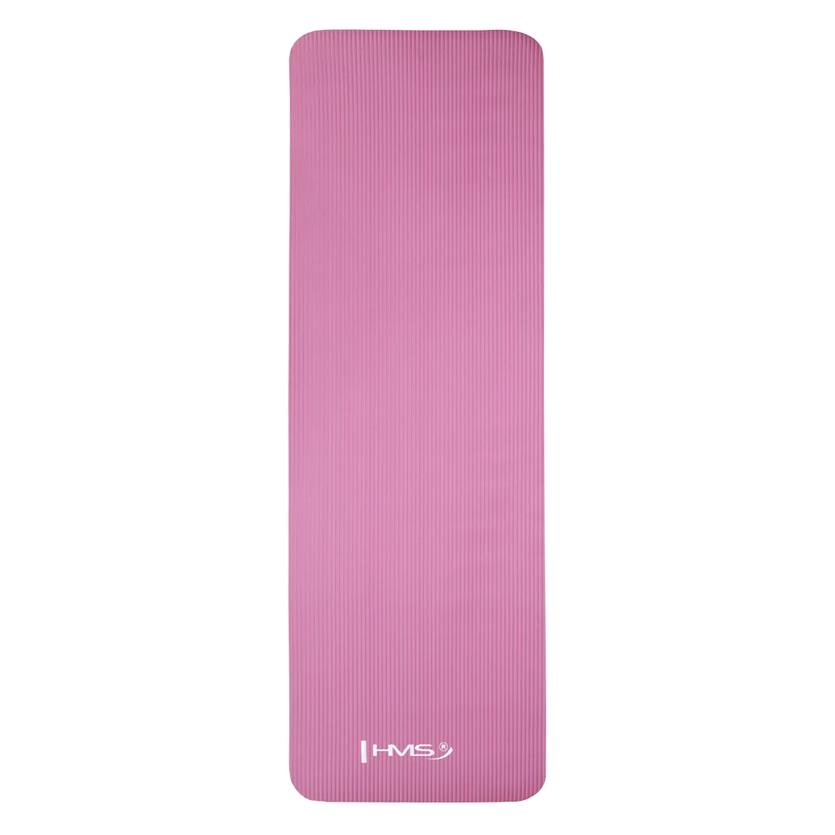 Růžová podložka pro jógu HMS - 183 x 61 cm a tloušťka 1,2 cm