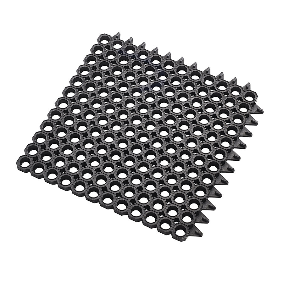 Černá gumová čistící vstupní rohož na hrubé nečistoty Master Flex D23 - 50 x 50