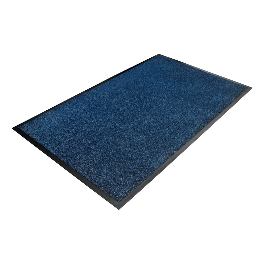 Modrá textilní vstupní rohož - délka 120 cm, šířka 180 cm, výška 0,7 cm