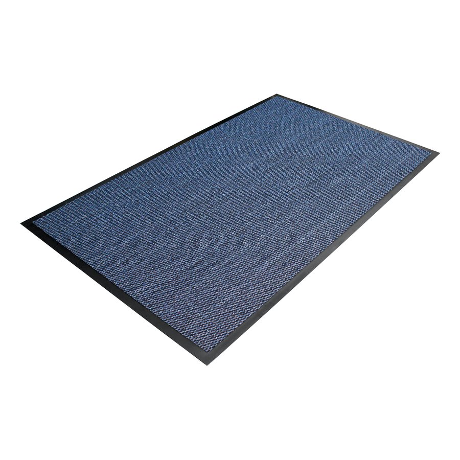 Modrá textilní vstupní rohož - délka 120 cm, šířka 180 cm, výška 0,7 cm