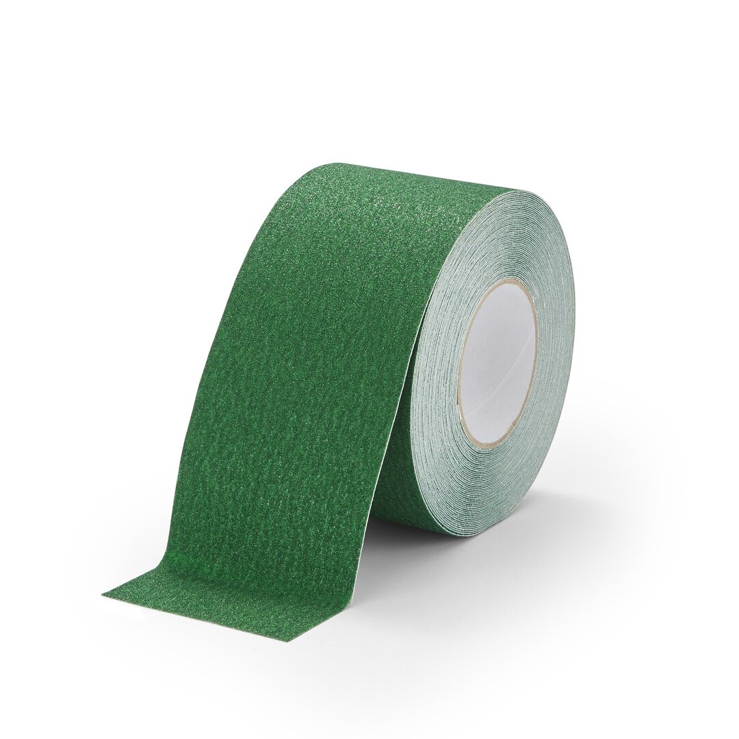 Zelená korundová protiskluzová páska FLOMA Standard - 18,3 x 10 cm tloušťka 0,7