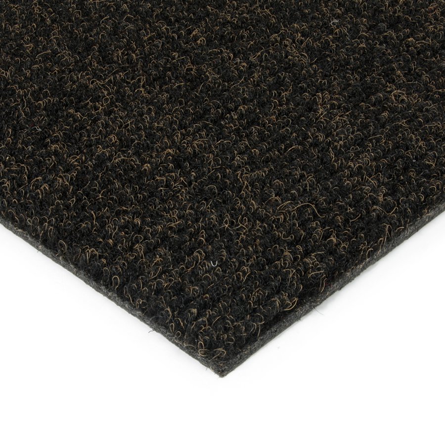 Černo-hnědá kobercová čistící zóna FLOMA Catrine - délka 50 cm, šířka 200 cm, výška 1,35 cm