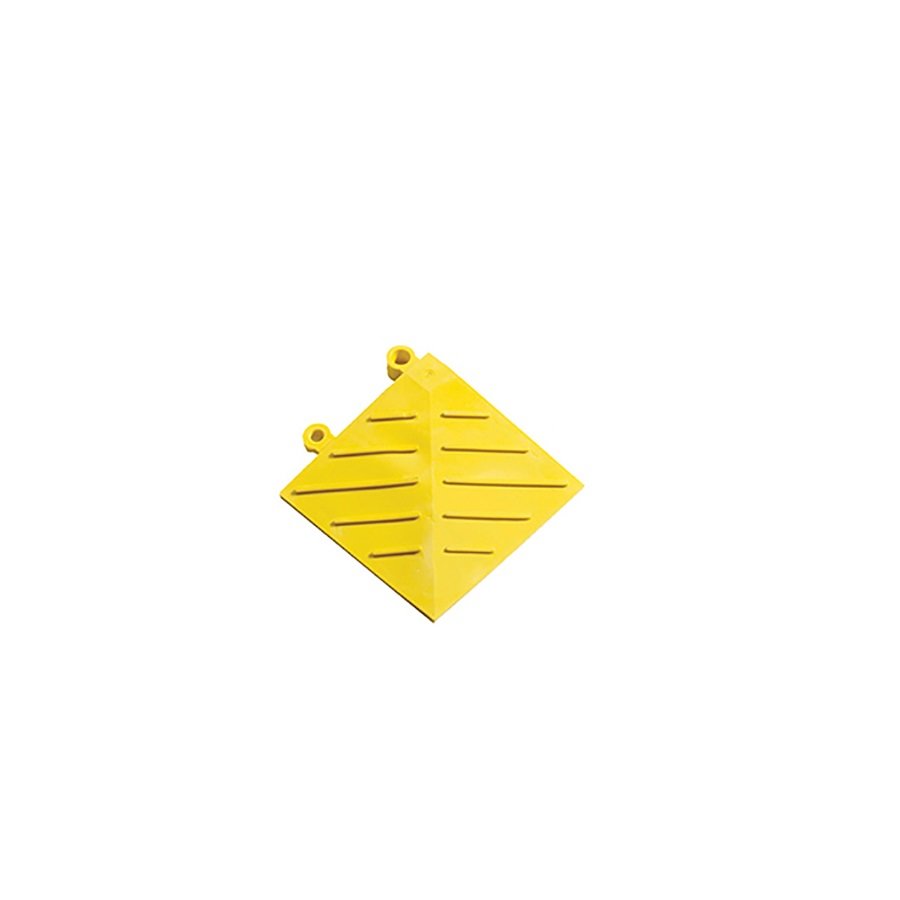 Žlutá náběhová hrana (roh) Diamond FL Safety Ramp - délka 15 cm a šířka 15 cm 