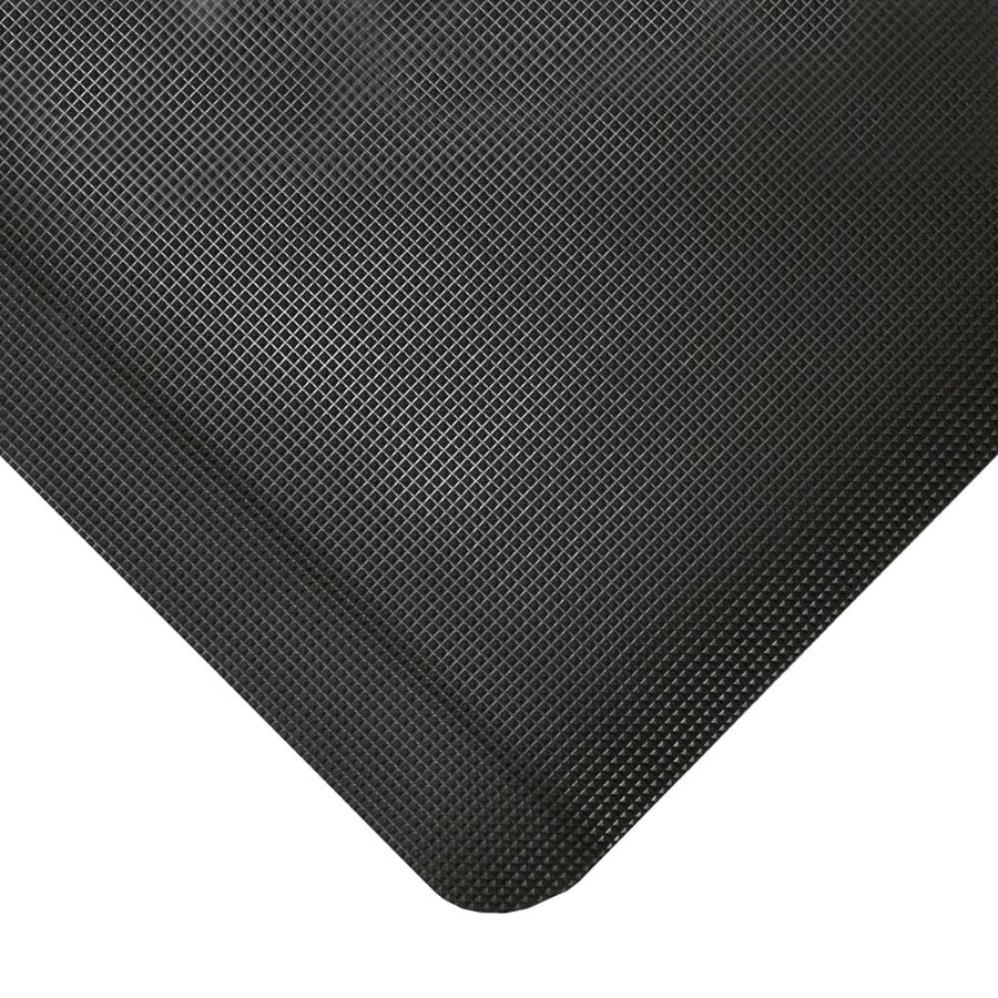 Černá průmyslová protiskluzová rohož pro svářeče - délka 18,3 m, šířka 90 cm a výška 1,25 cm 