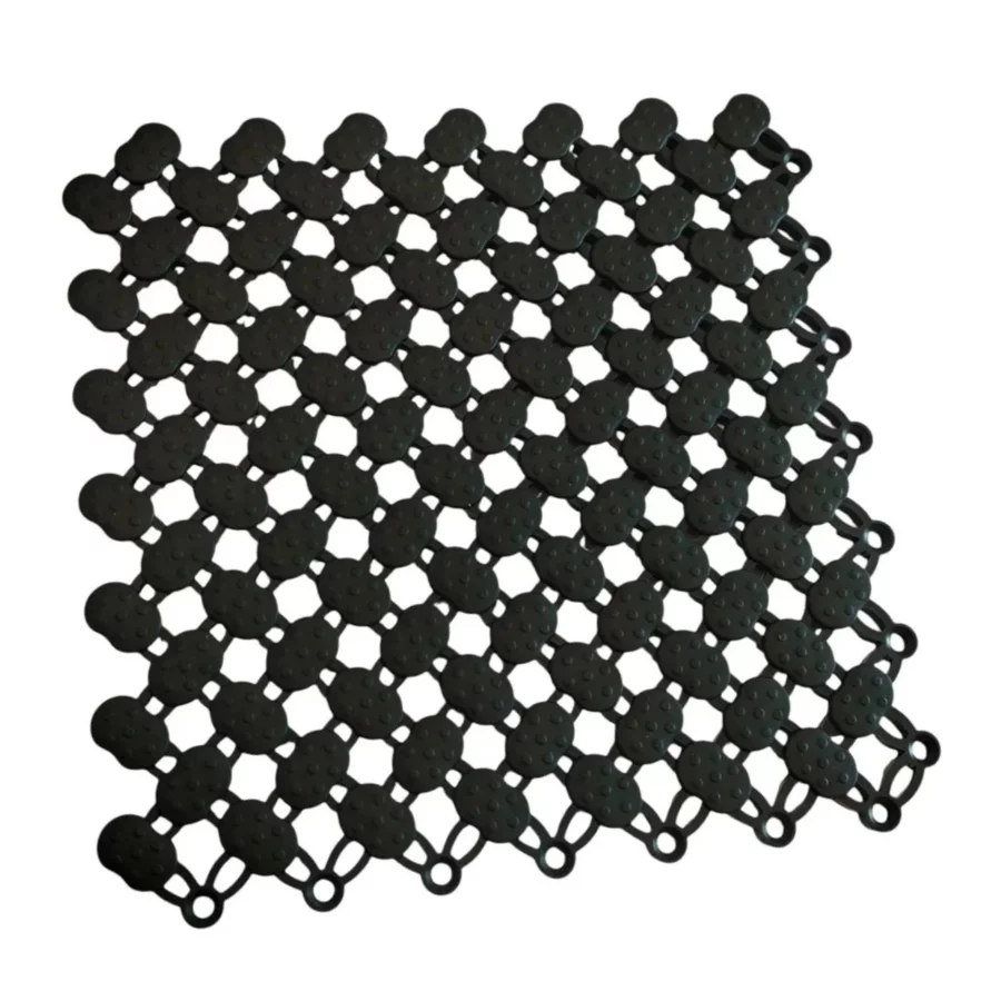 Černá bazénová rohož FLOMA SP20 - 21,7 x 21,7 x 0,8 cm