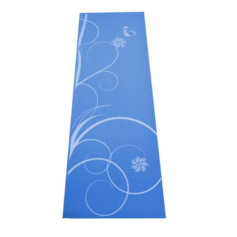 Modrá gymnastická podložka na cvičení SPARTAN SPORT - délka 170 cm, šířka 60 cm, výška 0,4 cm
