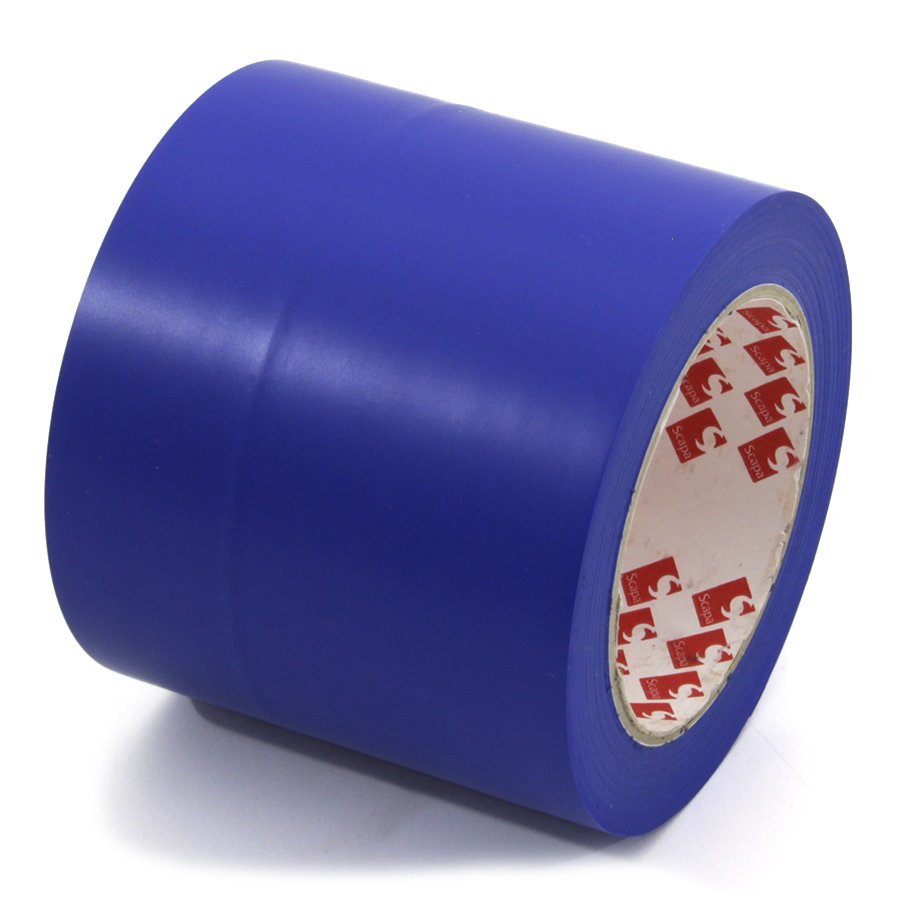 Modrá vyznačovací páska Super - délka 33 m, šířka 10 cm