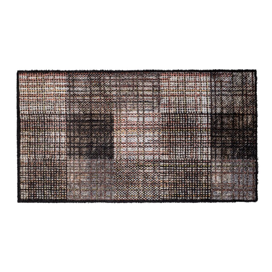 Vnitřní čistící pratelná vstupní rohož FLOMA Lima Blocks - 67 x 120 x 0,7 cm