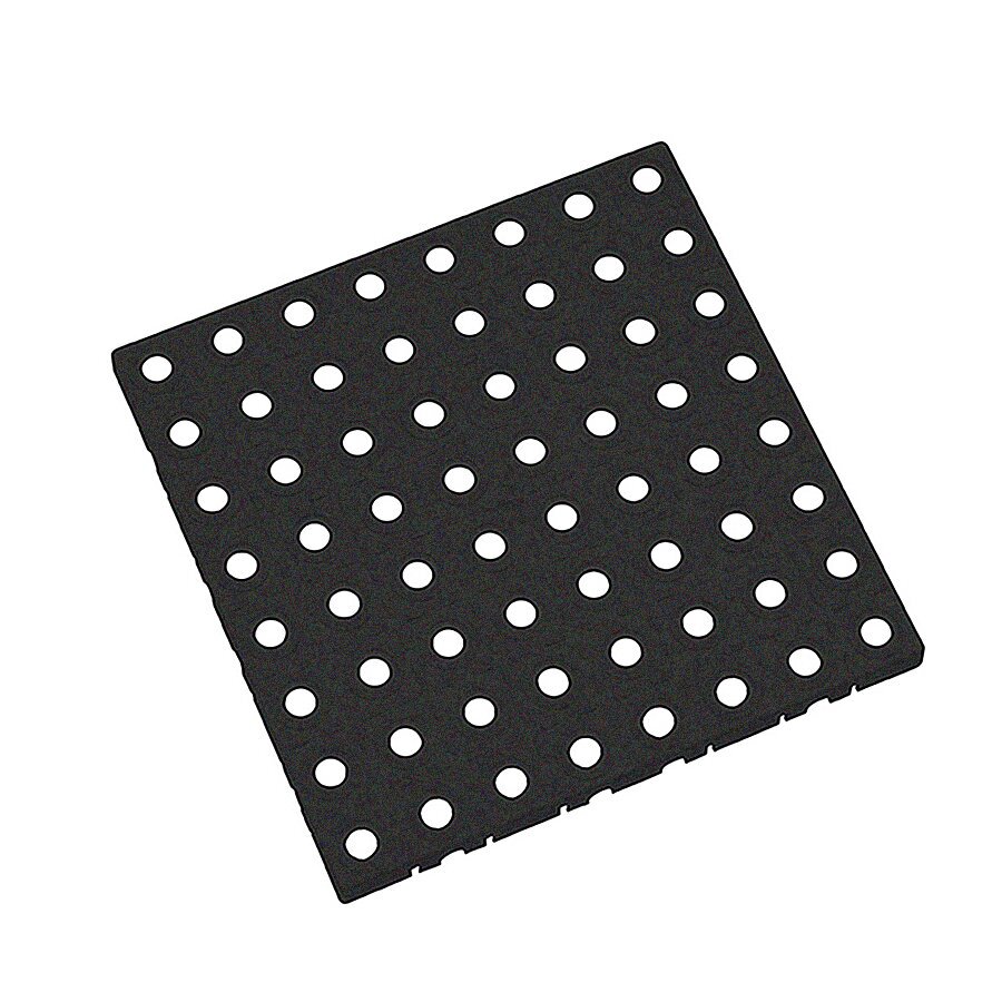 Černá polypropylenová dlažba AvaTile AT-HRD Recy - 25 x 25 x 1,6 cm