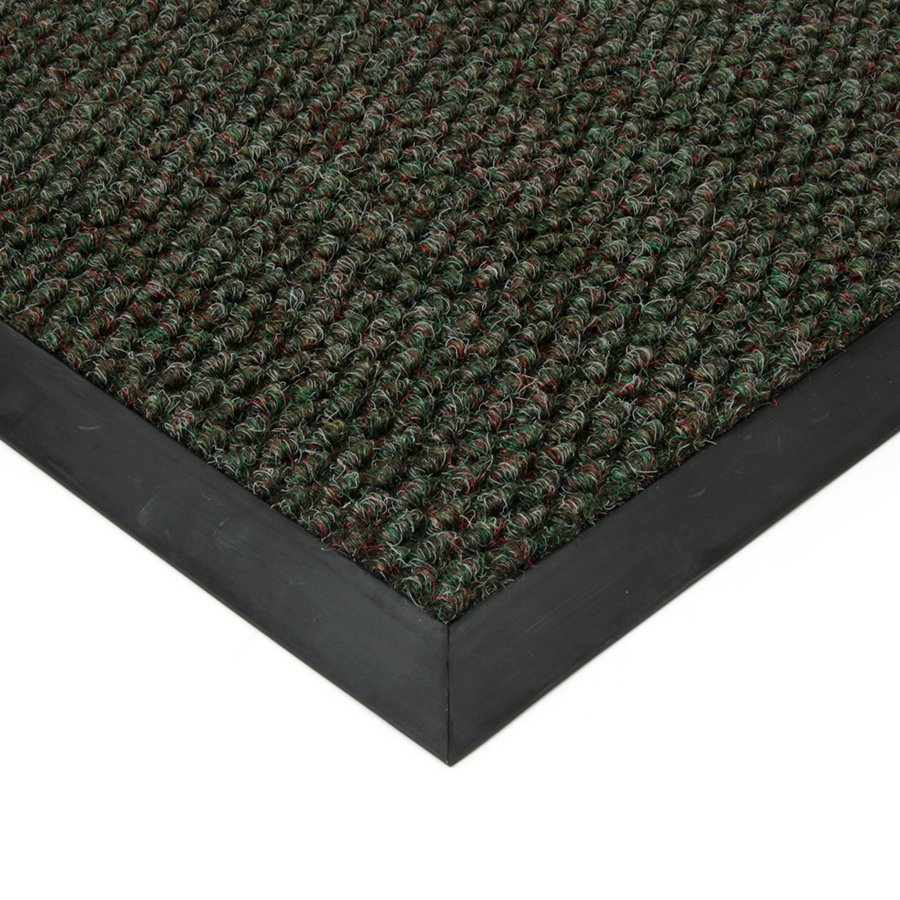 Zelená textilní zátěžová vstupní čistící rohož Fiona - 150 x 150 x 1,1 cm