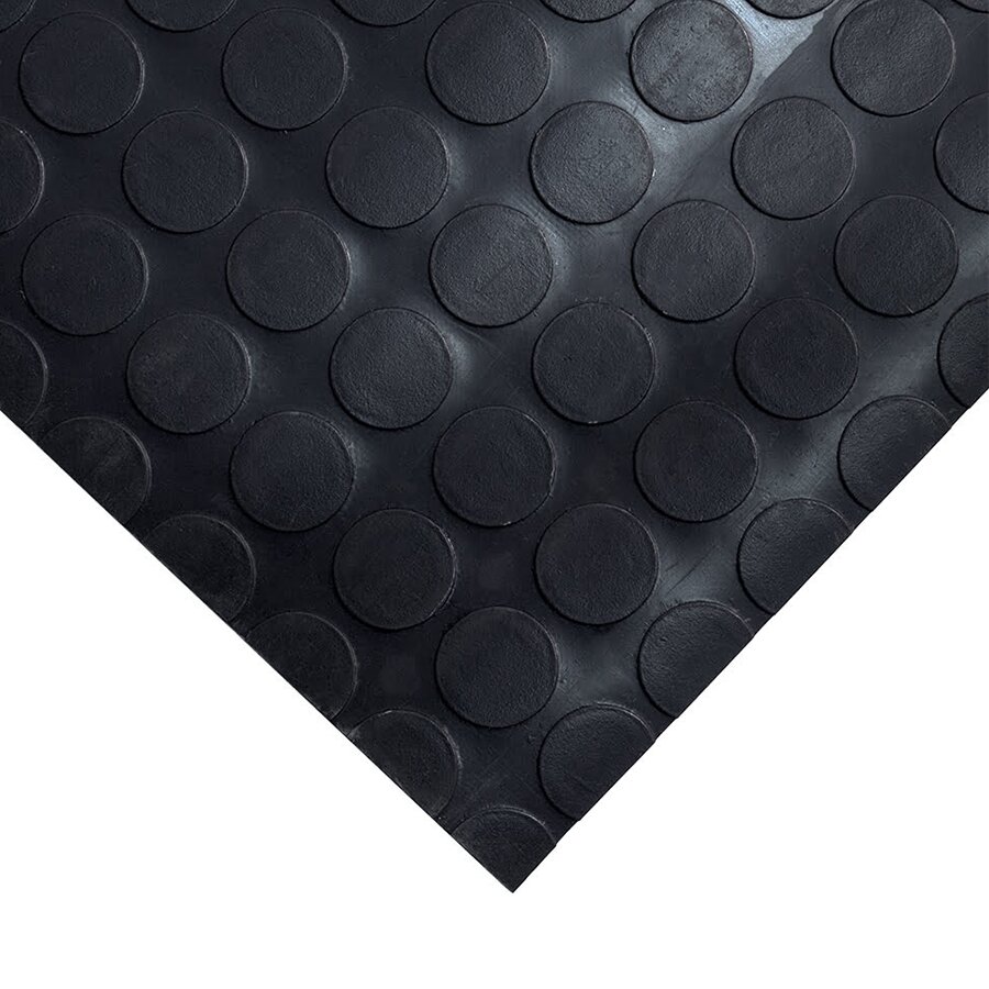 Černá protiskluzová průmyslová rohož COBADOT VINYL - 10 m x 120 cm x 0,25 cm