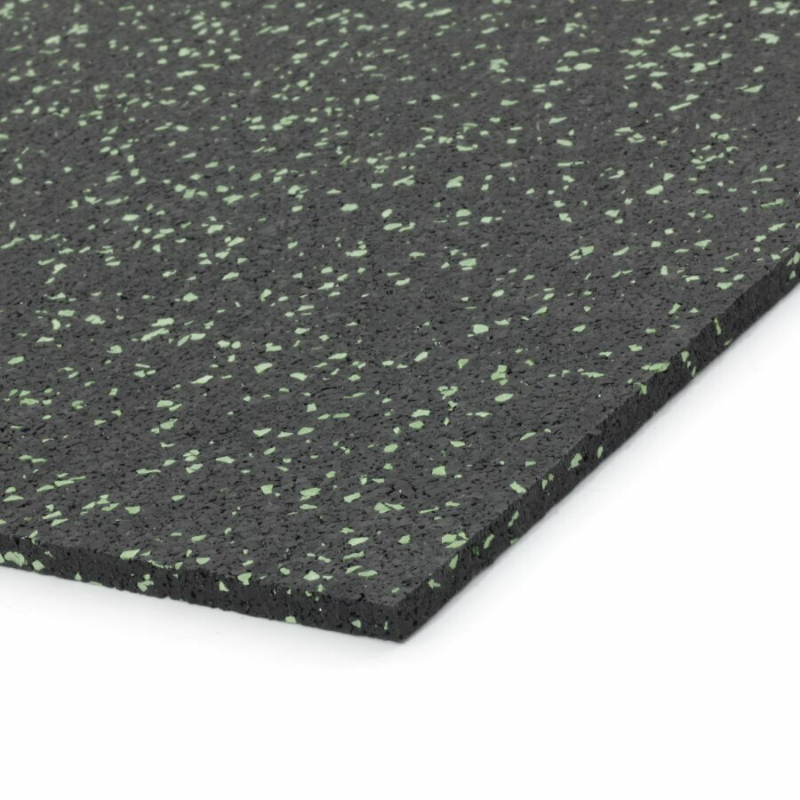 Černo-zelená podlahová guma (deska) FLOMA IceFlo SF1100 - 200 x 100 x 1 cm