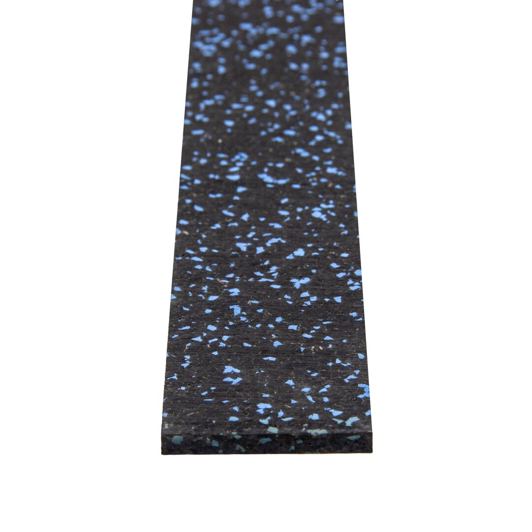 Černo-modrá gumová soklová podlahová lišta FLOMA FitFlo SF1050 - 200 x 7 cm a tl