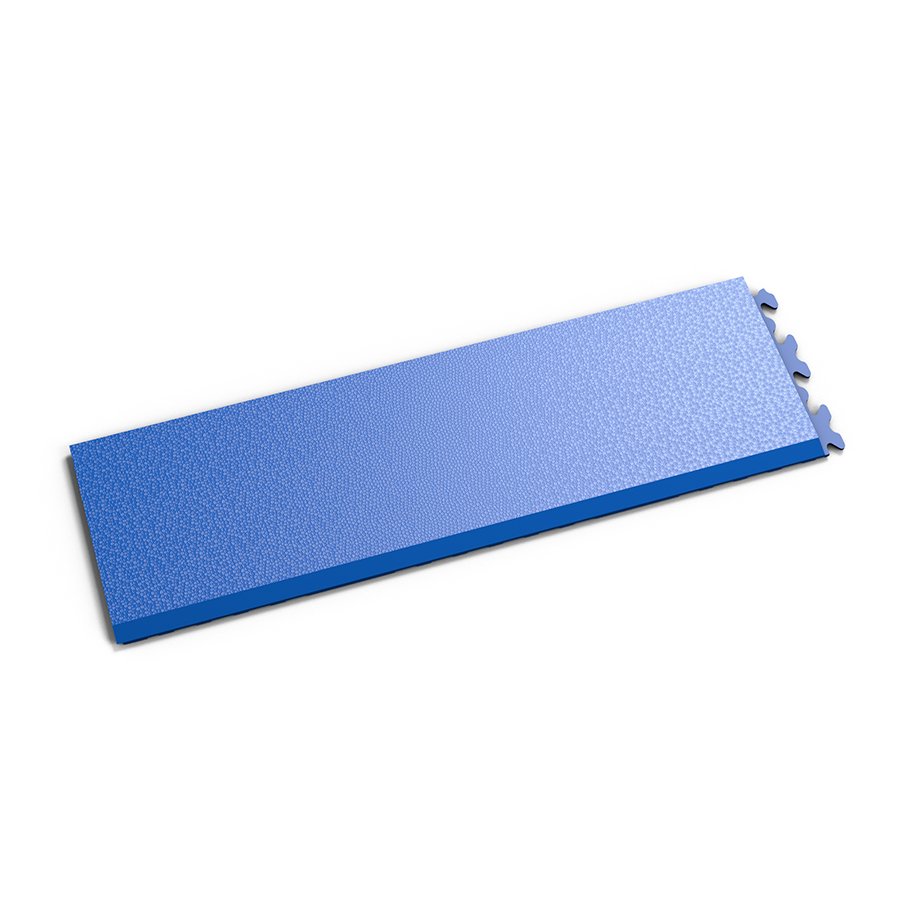 Modrý PVC vinylový nájezd "typ A" Fortelock Invisible (hadí kůže) - délka 45,3 cm, šířka 14,5 cm, výška 0,67 cm