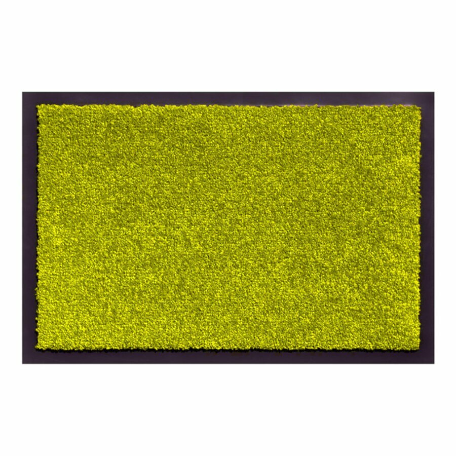 Světle zelená vnitřní čistící vstupní rohož FLOMA Future - 80 x 120 x 0,5 cm
