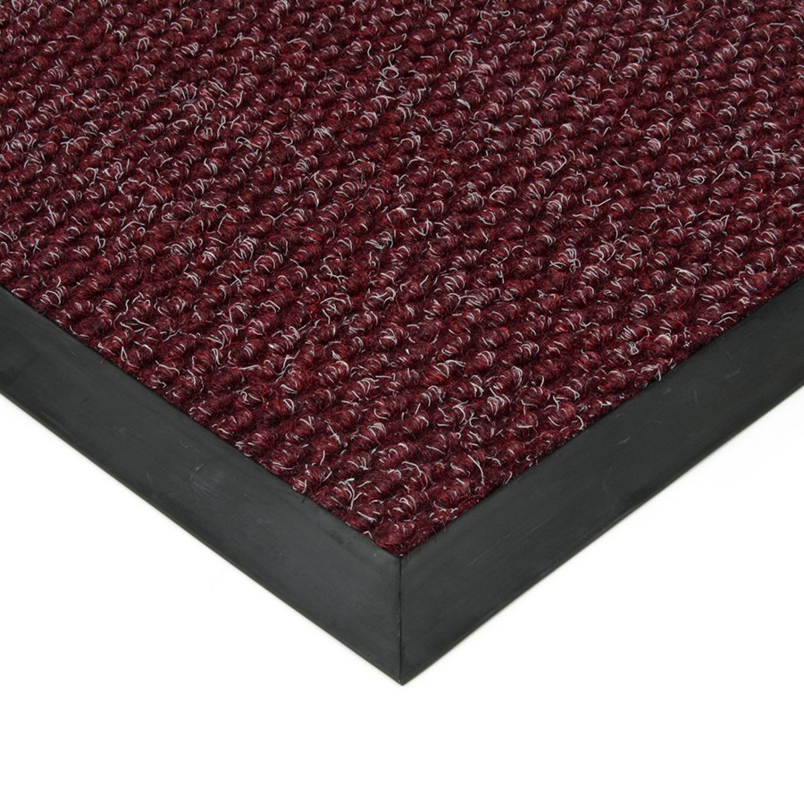 Červená textilní zátěžová vstupní čistící rohož Fiona - 60 x 90 x 1,1 cm