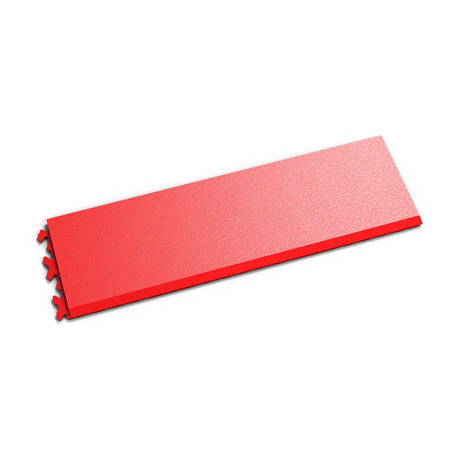 Červený PVC vinylový nájezd "typ C" Fortelock Invisible (hadí kůže) - délka 45,3 cm, šířka 14,5 cm, výška 0,67 cm