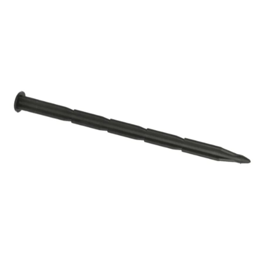 Černý plastový kotvící hřeb "UNI" - průměr 2 cm x 25 cm