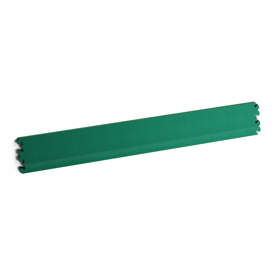 Zelená PVC vinylová soklová podlahová lišta Fortelock XL (hadí kůže) - délka 65,3 cm, šířka 10 cm, tloušťka 0,4 cm
