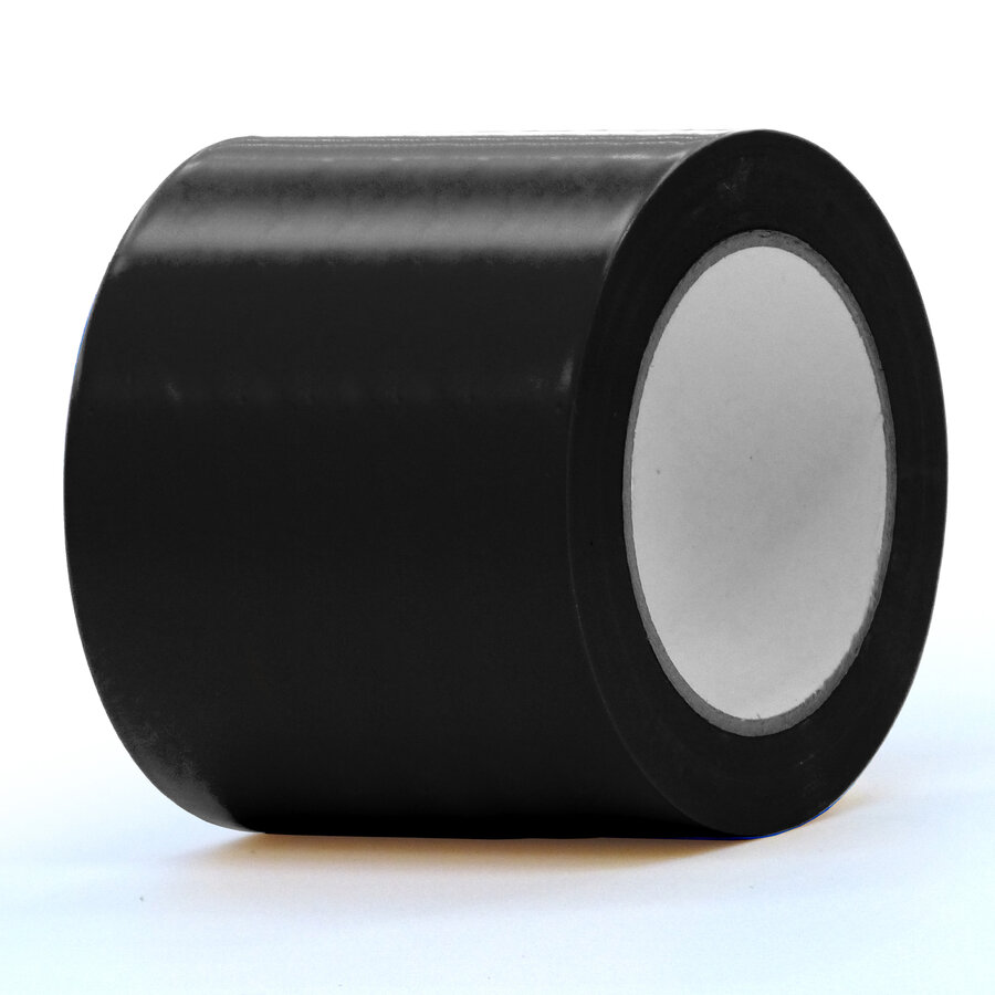 Černá vyznačovací páska Standard - délka 33 m, šířka 10 cm