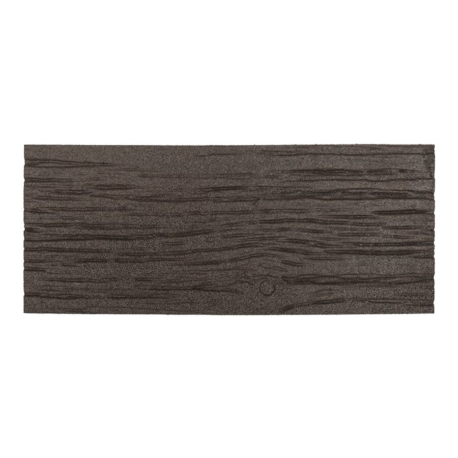 Hnědý gumový zahradní nášlap FLOMA Wood - 26 x 61 x 1,7 cm