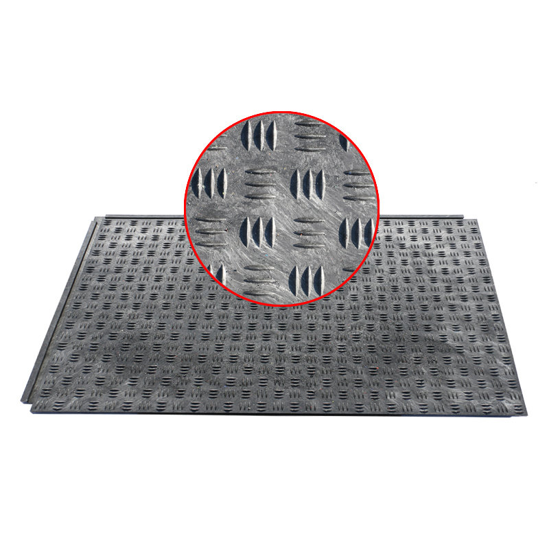 PVC vinylová slzičková zátěžová podlahová deska FLOMA RePVC T602S (diamant) - délka 120 cm, šířka 80 cm, výška 4,3 cm