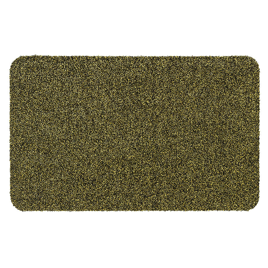 Zlatá vnitřní vstupní čistící pratelná rohož Majestic, FLOMA - délka 50 cm, šířka 80 cm a výška 0,6 cm 