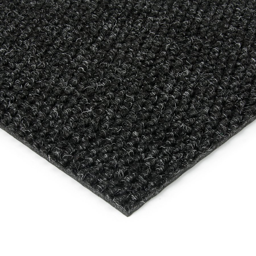 Černá kobercová vnitřní zátěžová čistící zóna Fiona, FLOMA - délka 200 cm, šířka 200 cm a výška 1,1 cm 