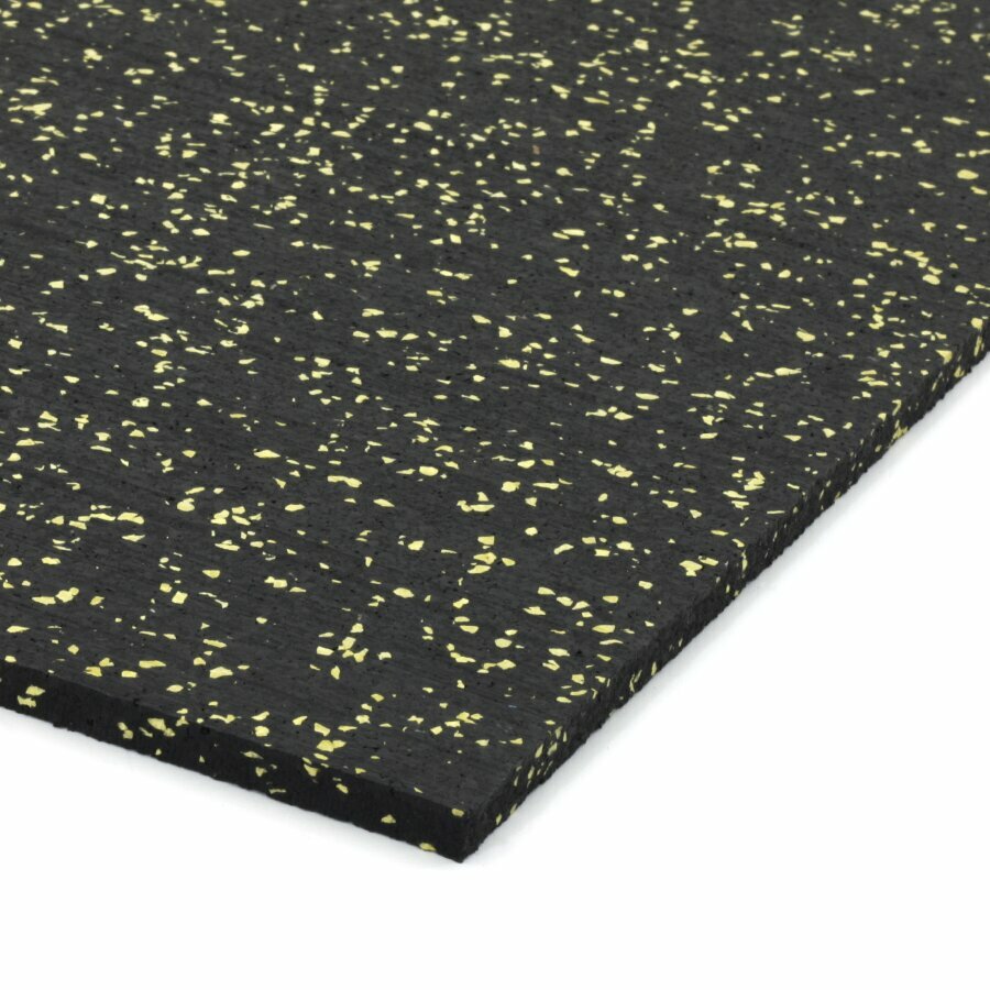 Černo-žlutá podlahová guma (deska) FLOMA IceFlo SF1100 - 200 x 100 x 0,8 cm