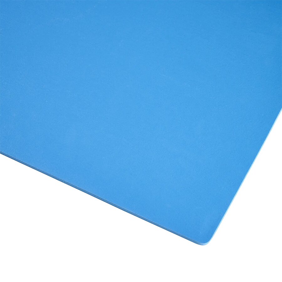 Modrá průmyslová protiskluzová antistatická třívrstvá ESD rohož - 15,24 m x 91,4