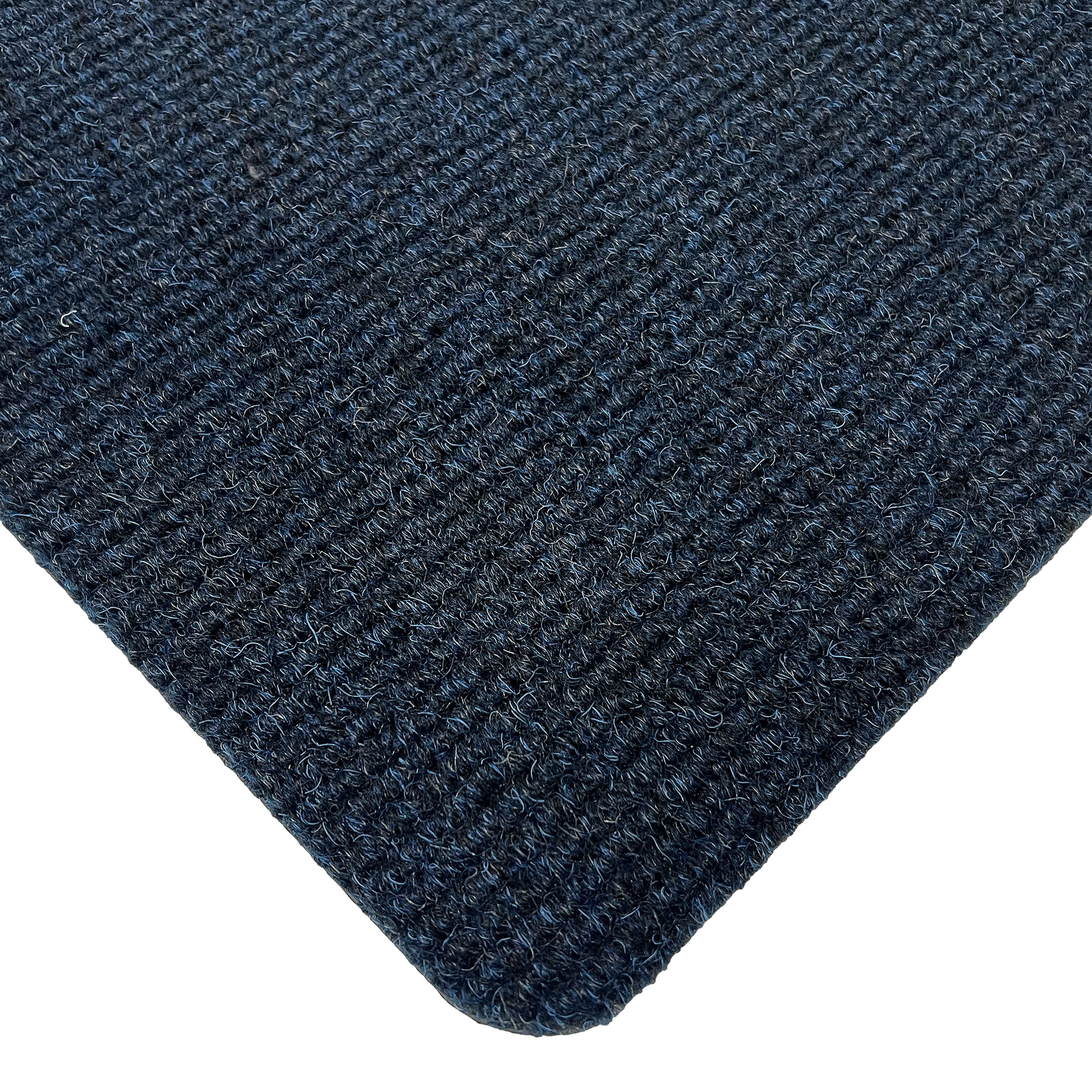 Modrá vstupní rohož FLOMA Mega Rib - délka 40 cm, šířka 60 cm, výška 1,3 cm