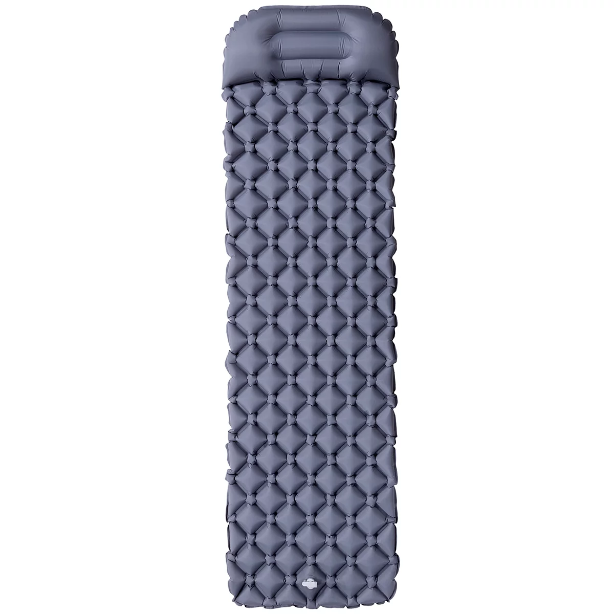 Šedá turistická nafukovací karimatka NILS CAMP NC4006 - 190 x 58 x 5 cm