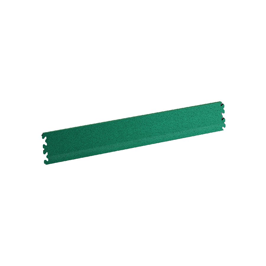 Zelená PVC vinylová soklová podlahová lišta Fortelock Invisible (hadí kůže) - délka 46,8 cm, šířka 10 cm, tloušťka 0,67 cm